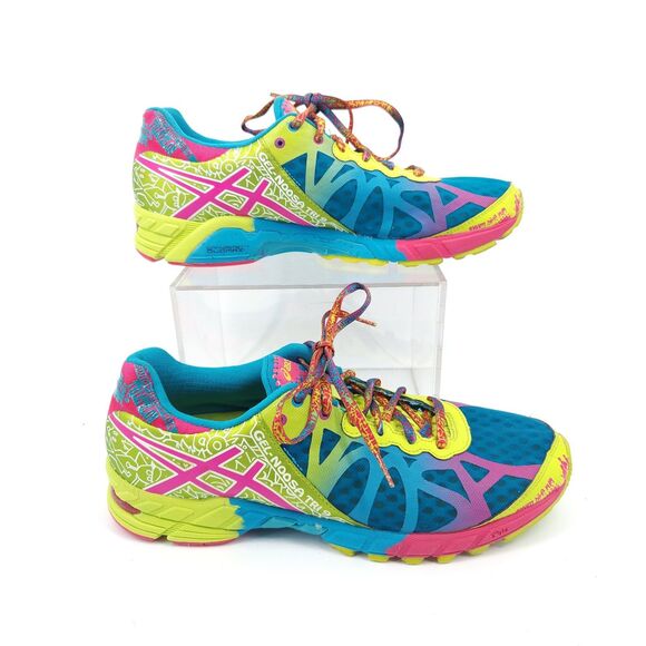Asics Gel Noosa Tri 9 Shoes Women Size 11 T458N Multiolor Running - Picture 1 of 9